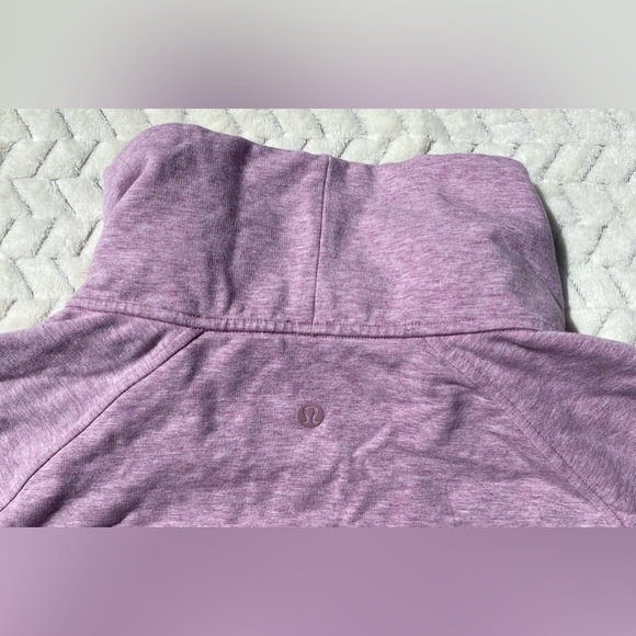 NWOT Lululemon Find Your Unwind Pullover Heathered Pink Taupe size 12 - Picture 13 of 14